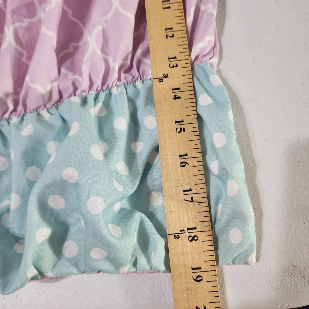 Pastel Ruffled pillow shams Polka Dot Quatrefoil Tiered colorful cute girl decor